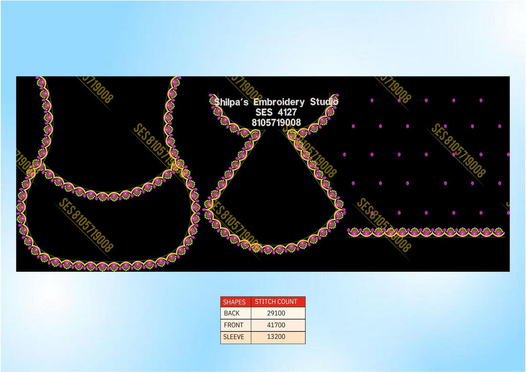 Embroidery Designs 4101-4200 Series