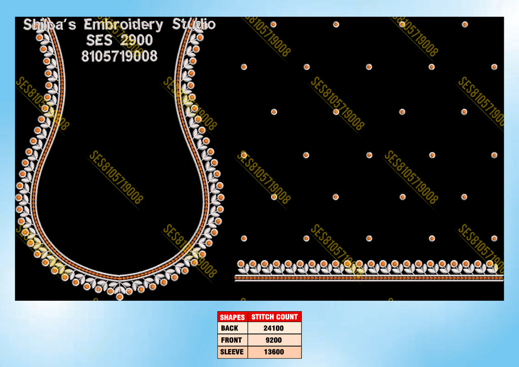 Embroidery Designs 2801-2900 Series