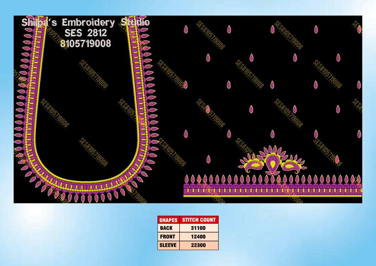 Embroidery Designs 2801-2900 Series