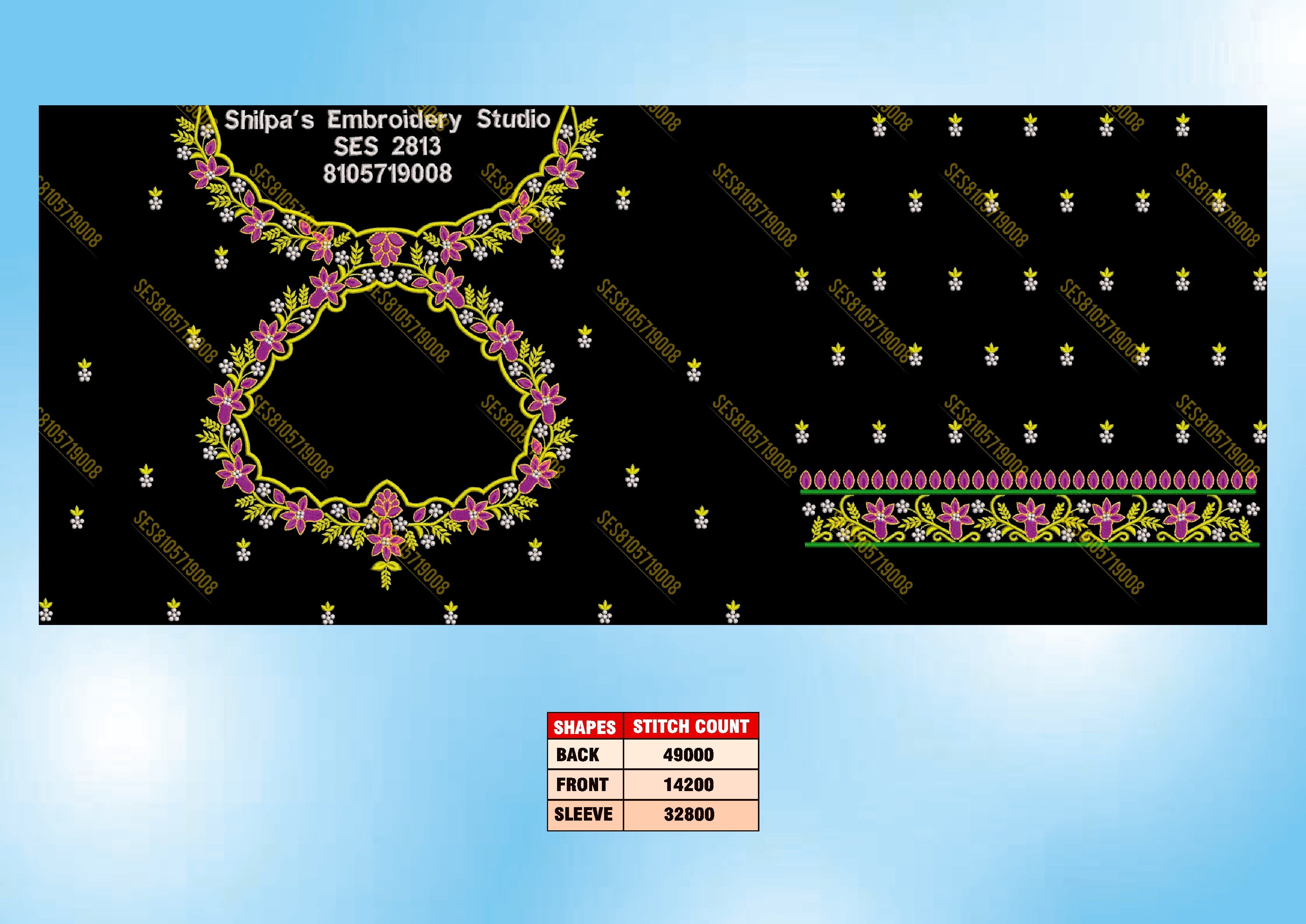 Embroidery Designs 2801-2900 Series