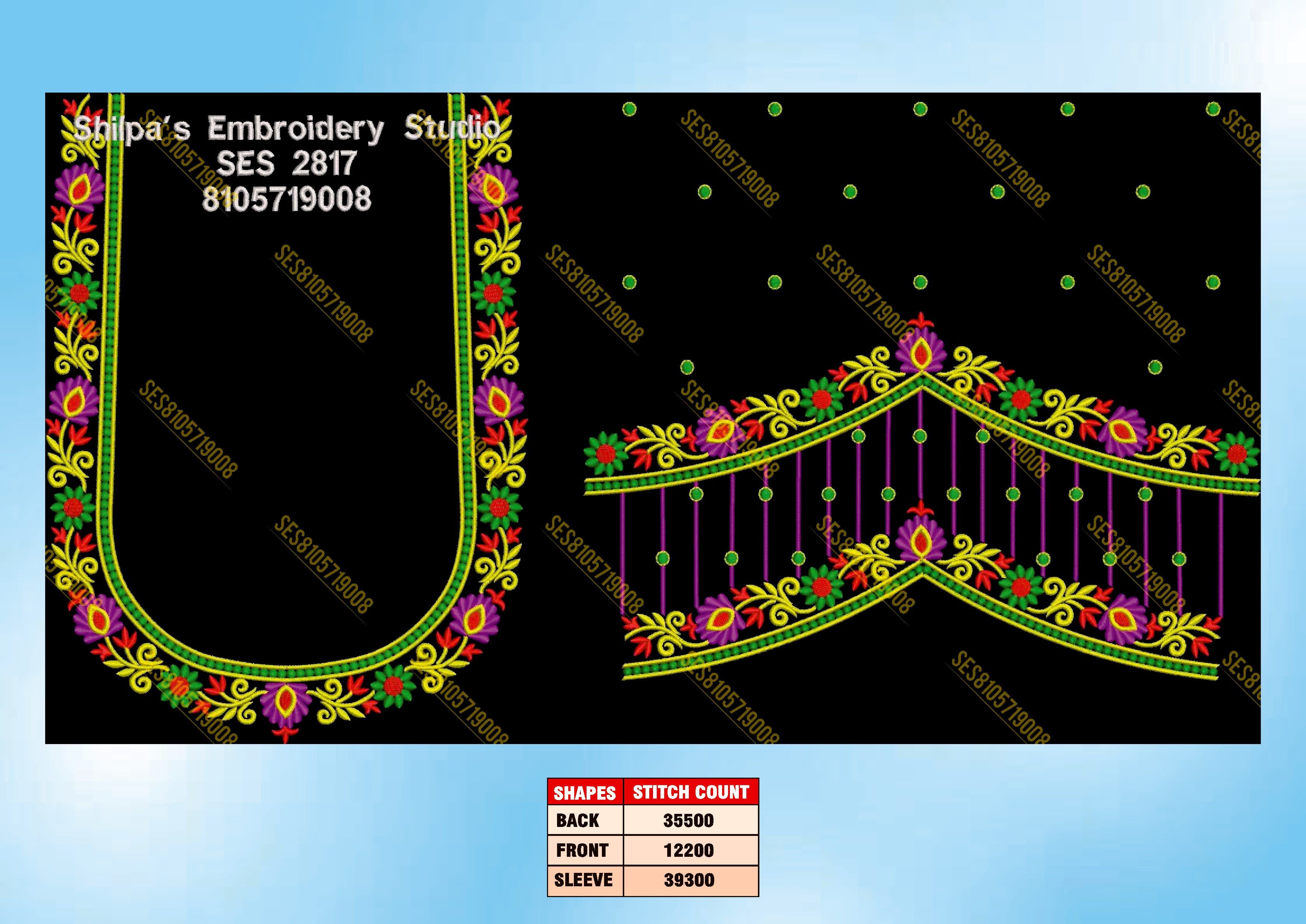 Embroidery Designs 2801-2900 Series