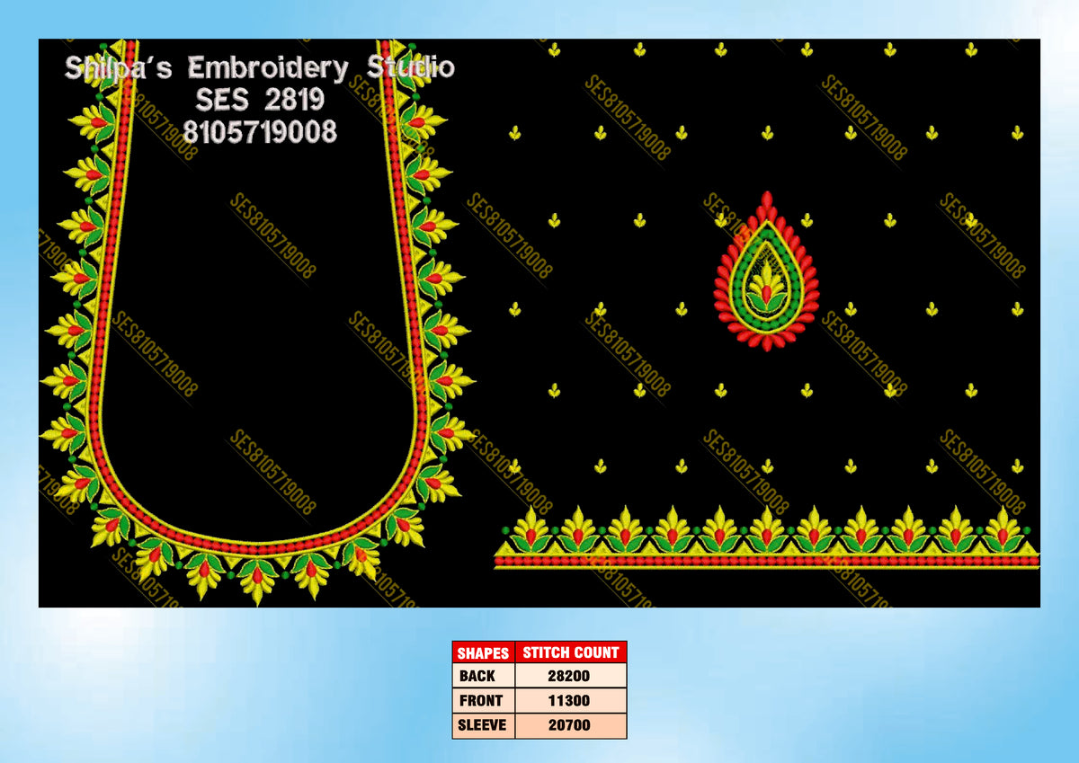 Embroidery Designs 2801-2900 Series