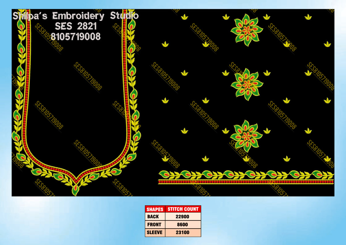 Embroidery Designs 2801-2900 Series