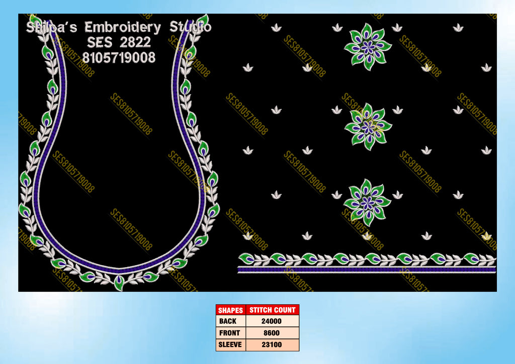 Embroidery Designs 2801-2900 Series