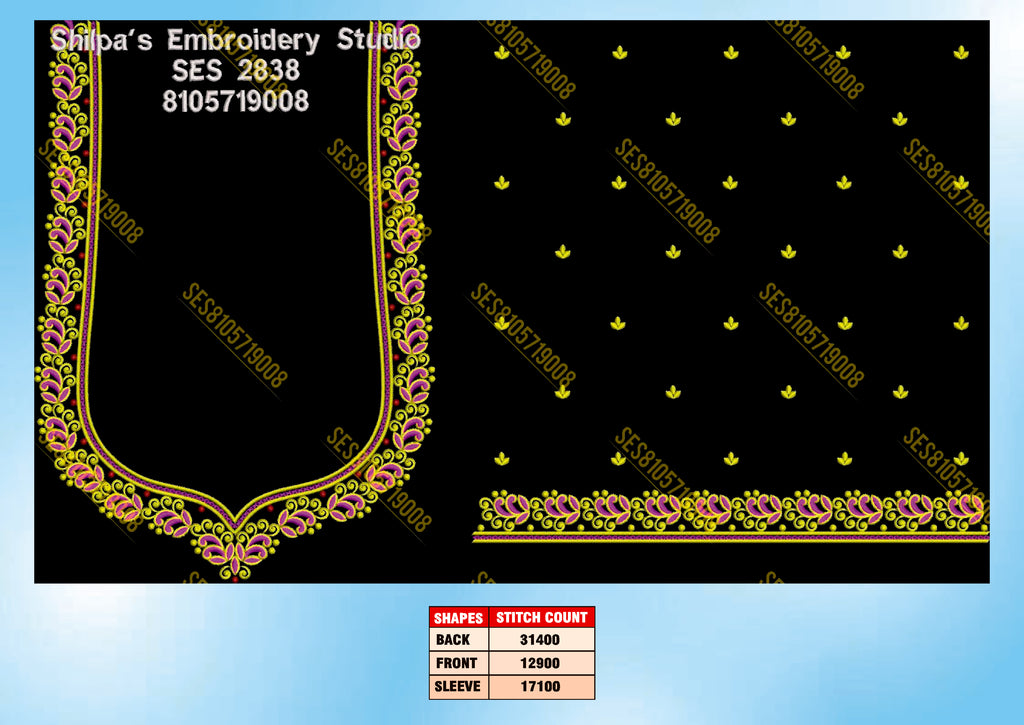 Embroidery Designs 2801-2900 Series