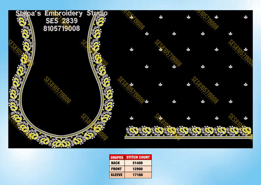 Embroidery Designs 2801-2900 Series