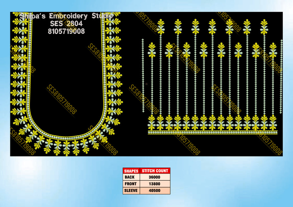 Embroidery Designs 2801-2900 Series