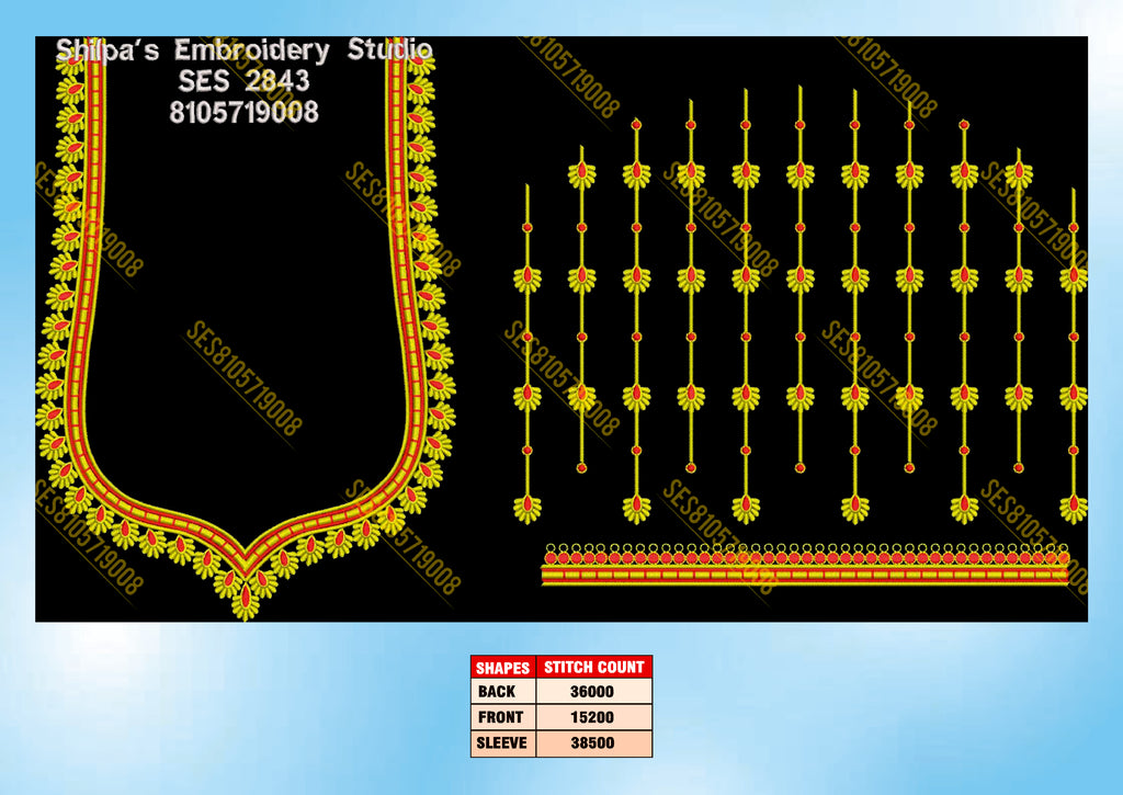 Embroidery Designs 2801-2900 Series