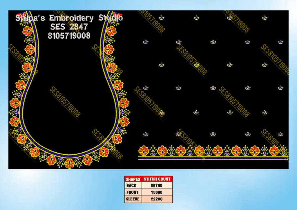 Embroidery Designs 2801-2900 Series