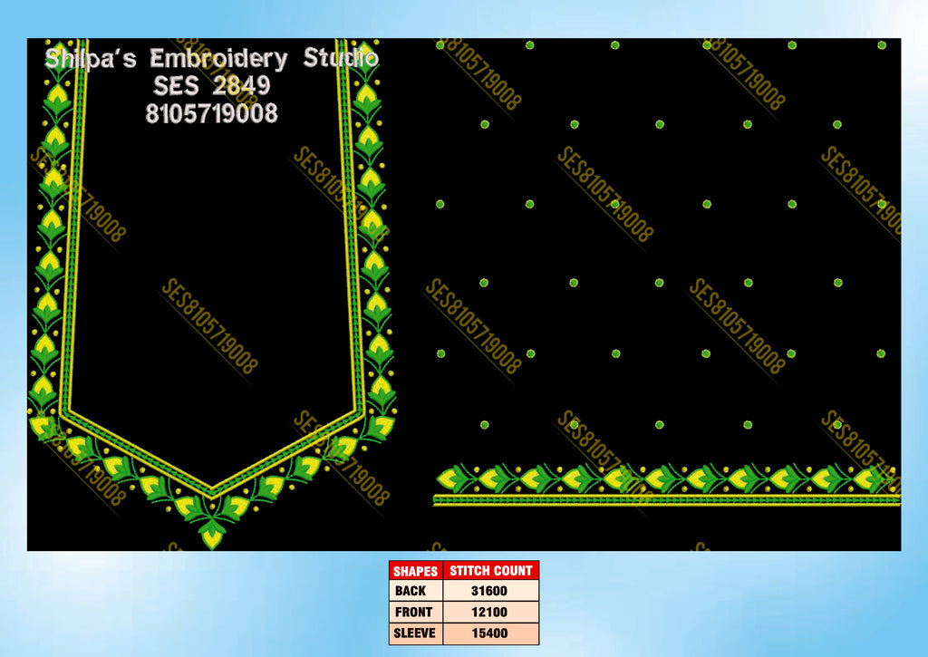Embroidery Designs 2801-2900 Series