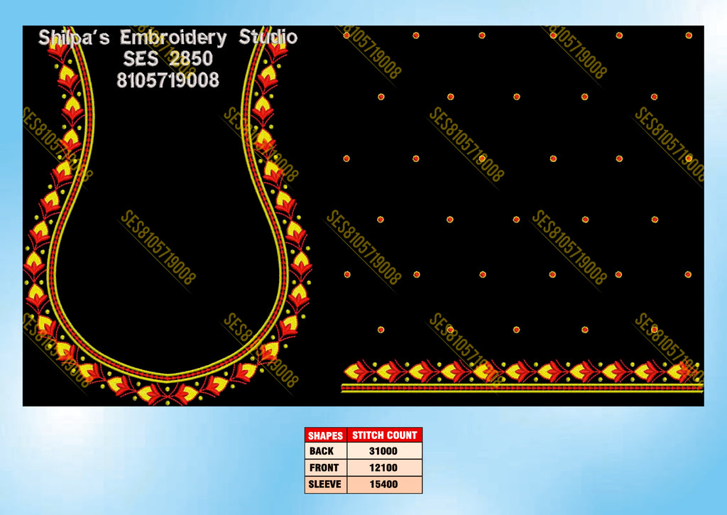 Embroidery Designs 2801-2900 Series