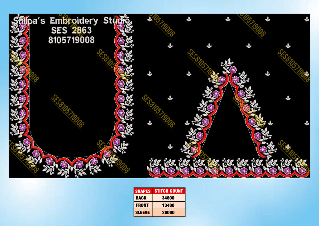 Embroidery Designs 2801-2900 Series