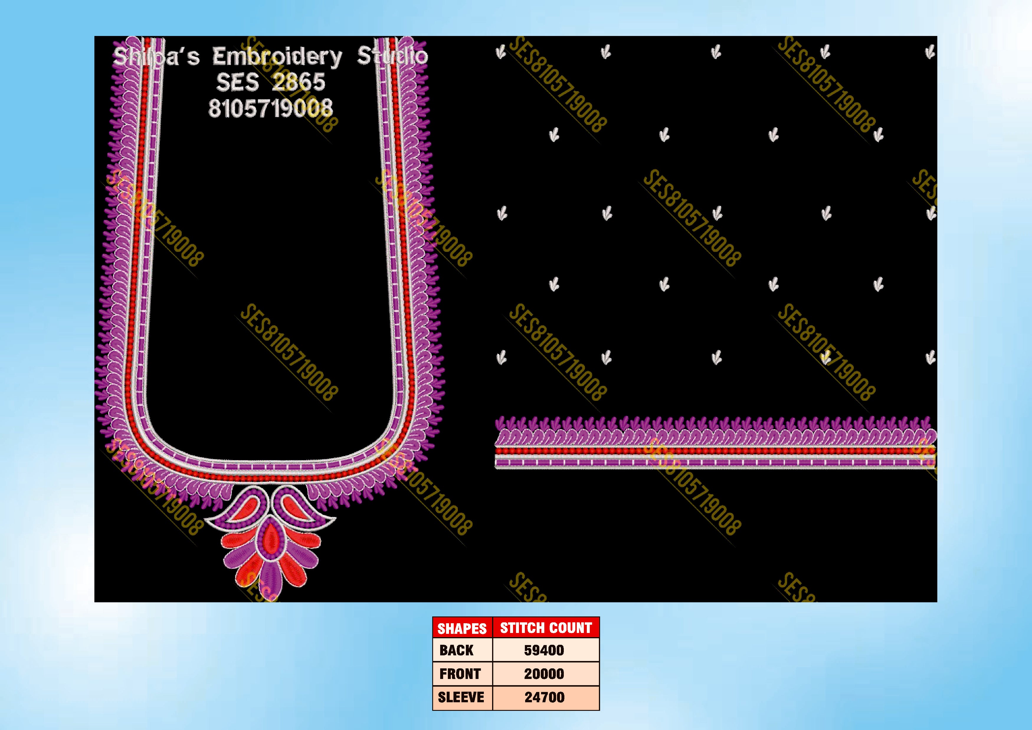 Embroidery Designs 2801-2900 Series