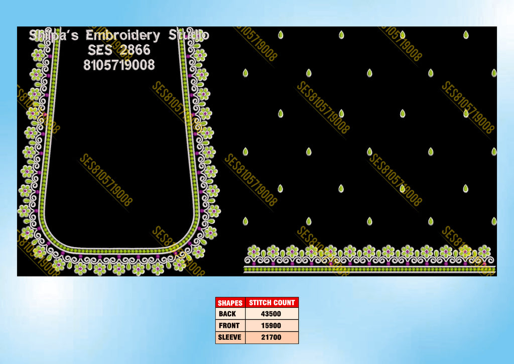 Embroidery Designs 2801-2900 Series