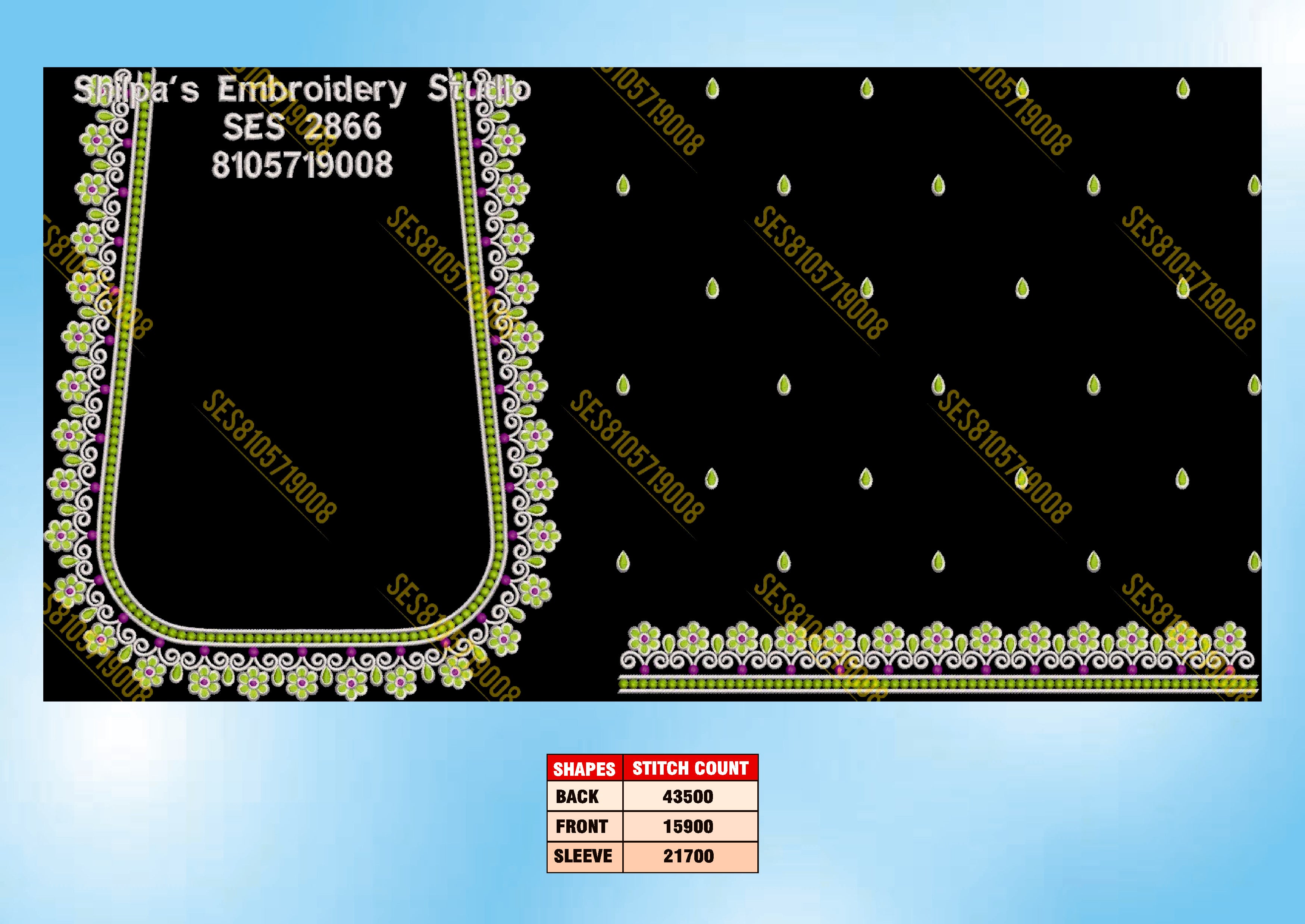 Embroidery Designs 2801-2900 Series