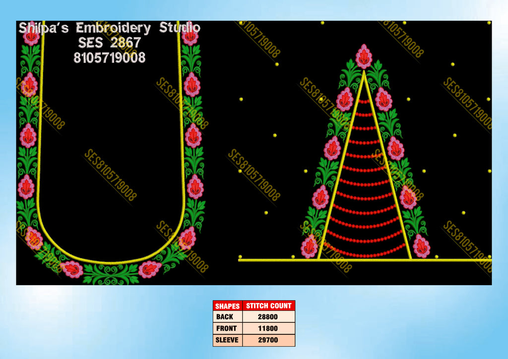 Embroidery Designs 2801-2900 Series