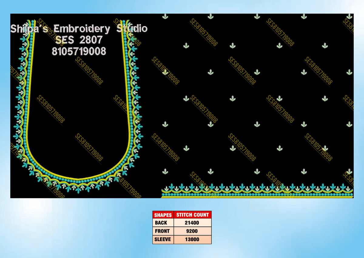 Embroidery Designs 2801-2900 Series