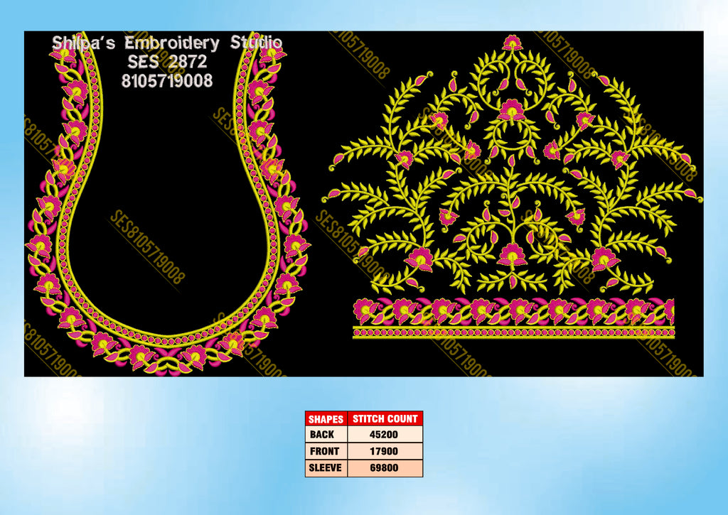 Embroidery Designs 2801-2900 Series