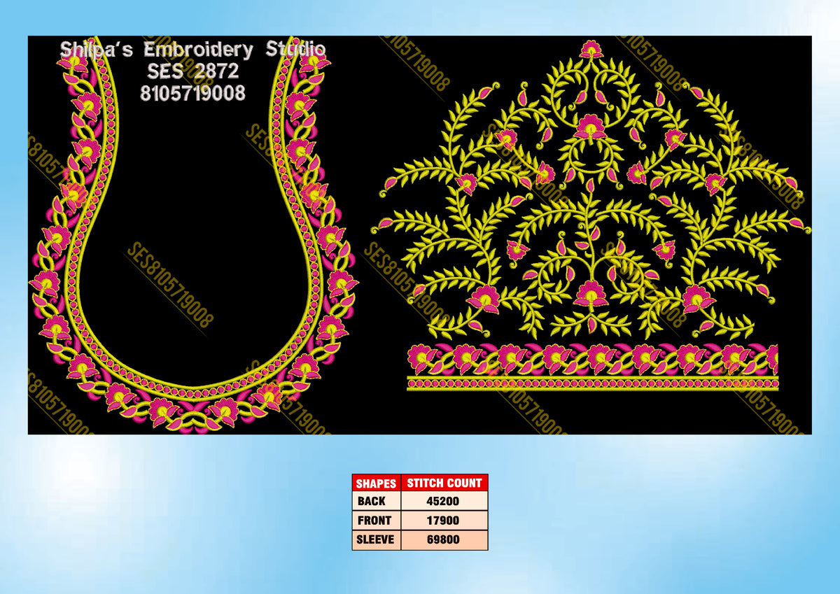 Embroidery Designs 2801-2900 Series