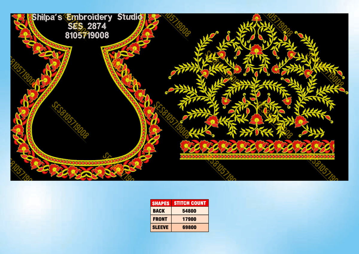 Embroidery Designs 2801-2900 Series
