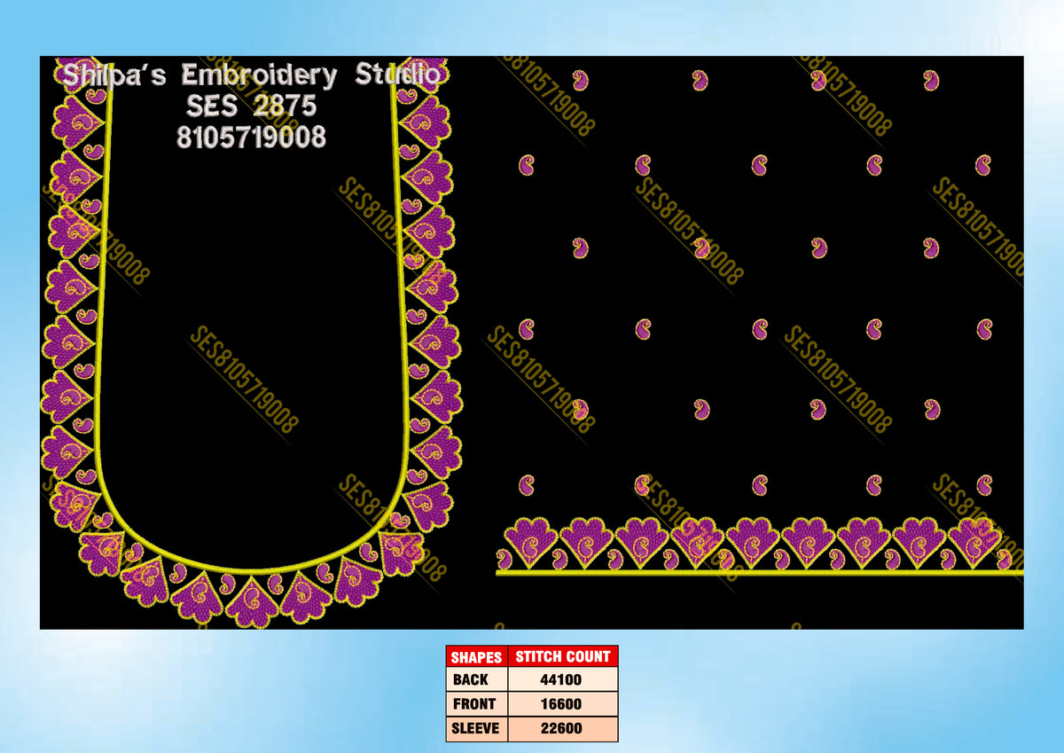 Embroidery Designs 2801-2900 Series