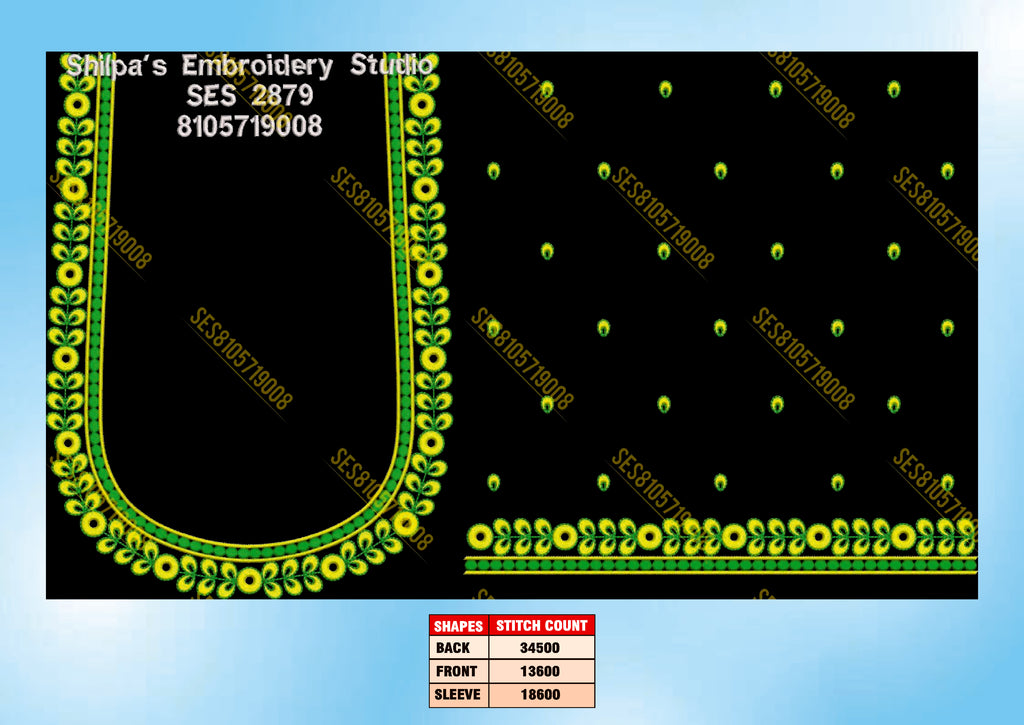 Embroidery Designs 2801-2900 Series