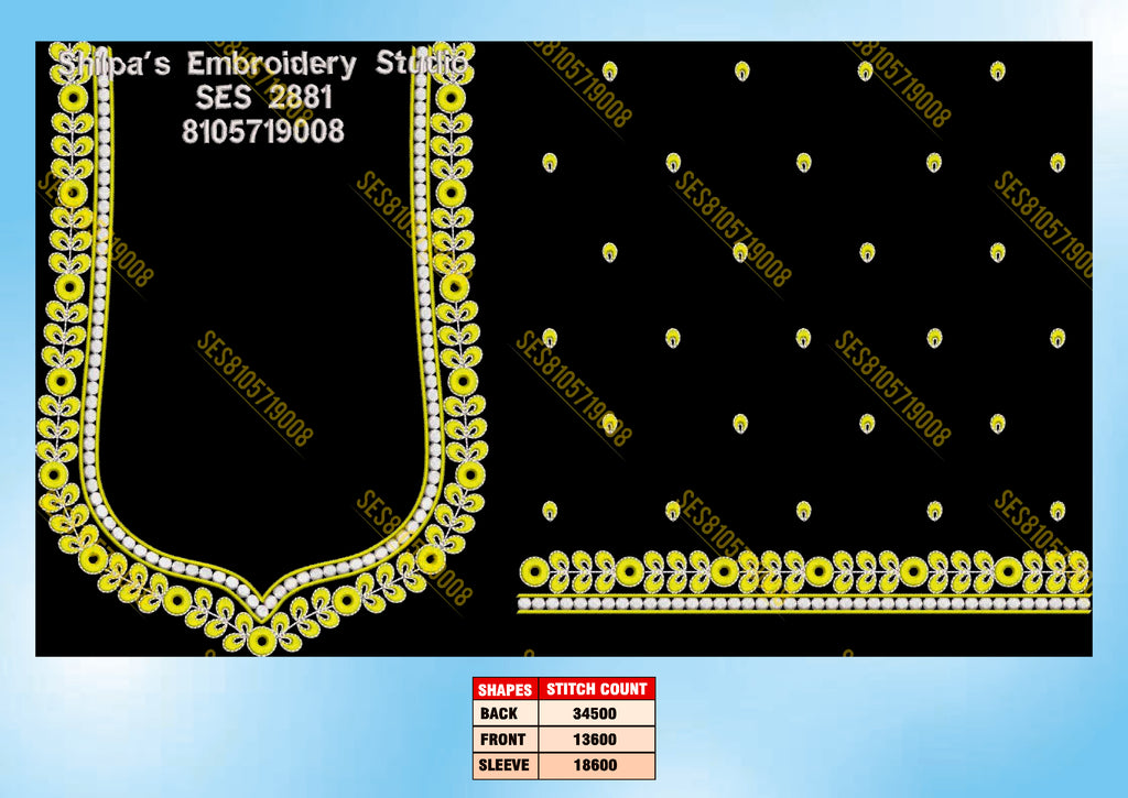 Embroidery Designs 2801-2900 Series