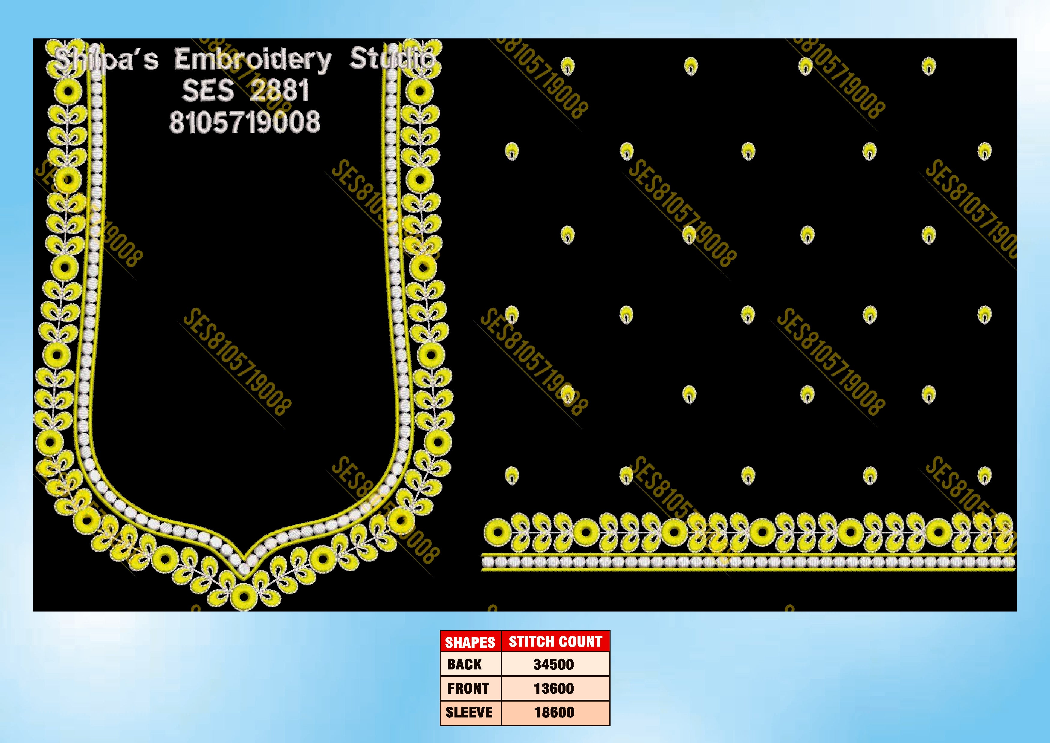 Embroidery Designs 2801-2900 Series