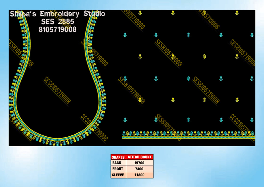 Embroidery Designs 2801-2900 Series