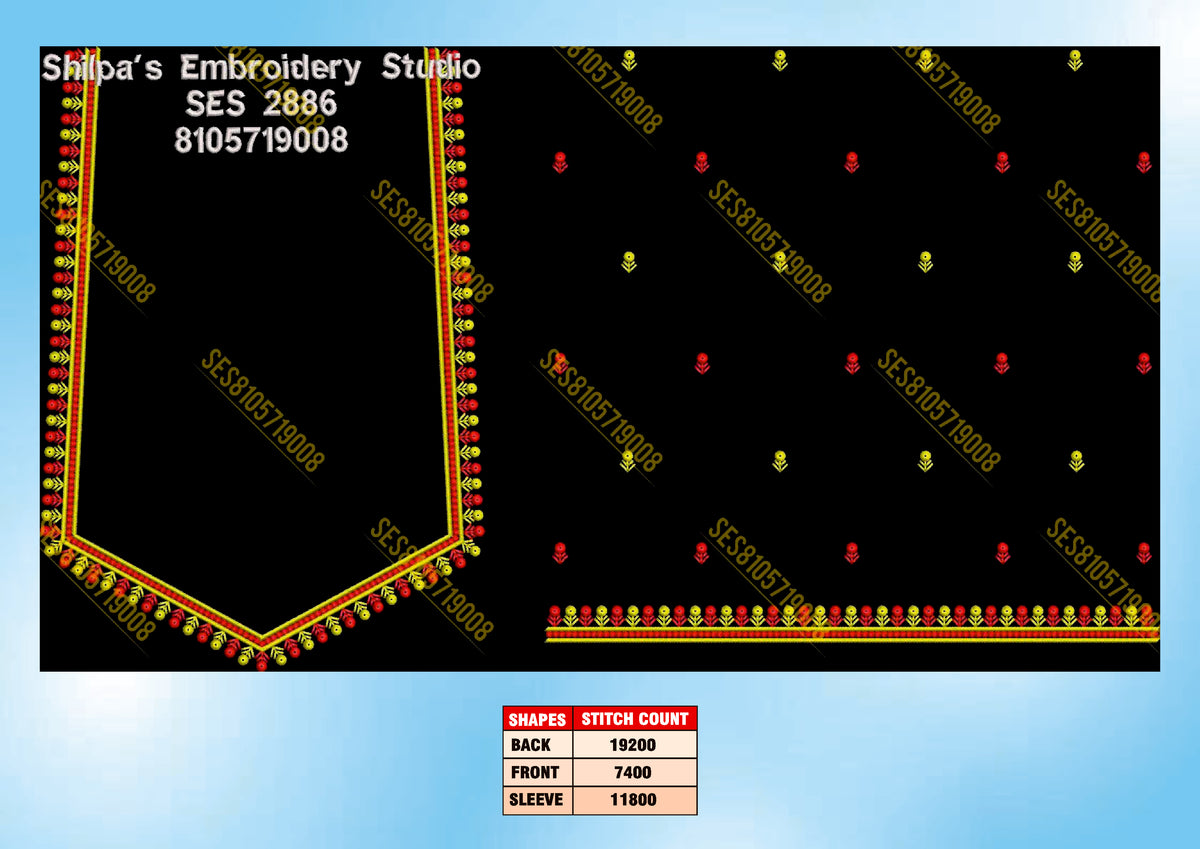 Embroidery Designs 2801-2900 Series