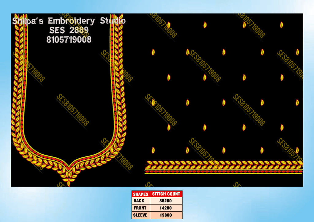 Embroidery Designs 2801-2900 Series