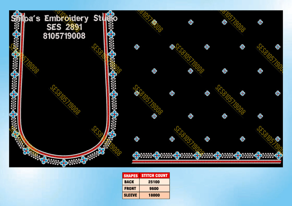 Embroidery Designs 2801-2900 Series
