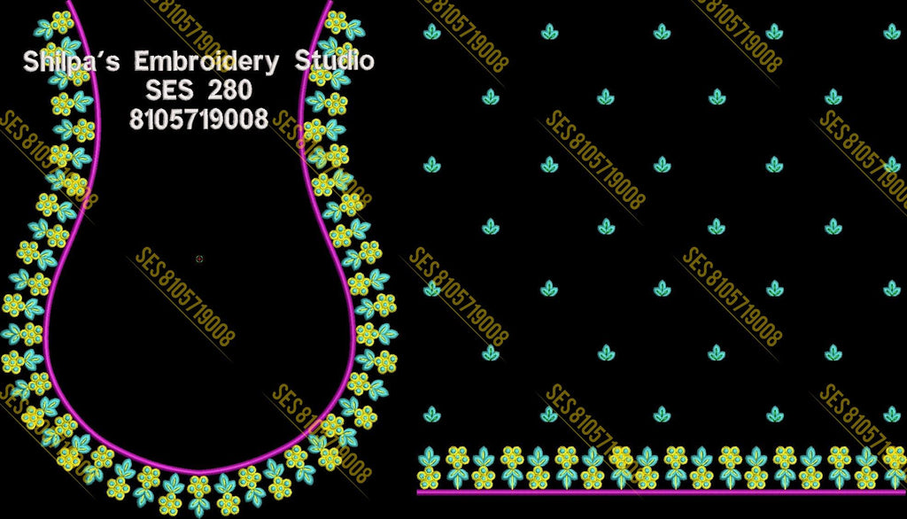 Embroidery Designs 201-300 Series
