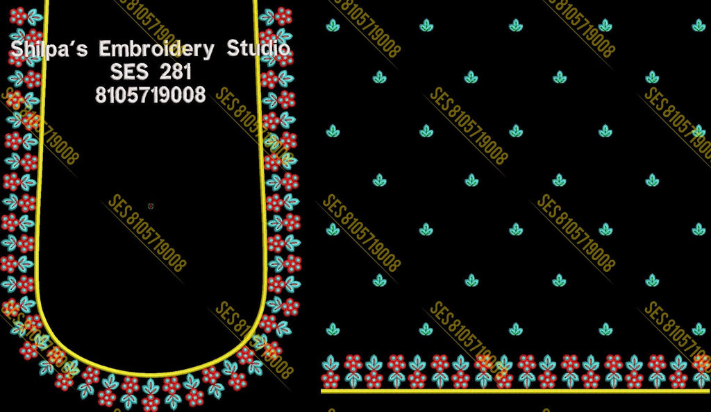 Embroidery Designs 201-300 Series