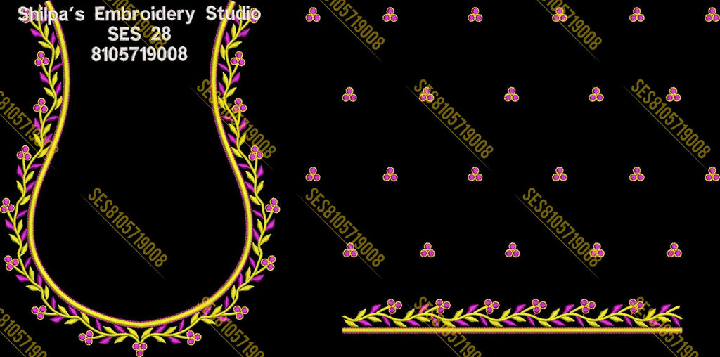 Embroidery Designs 1-100 Series