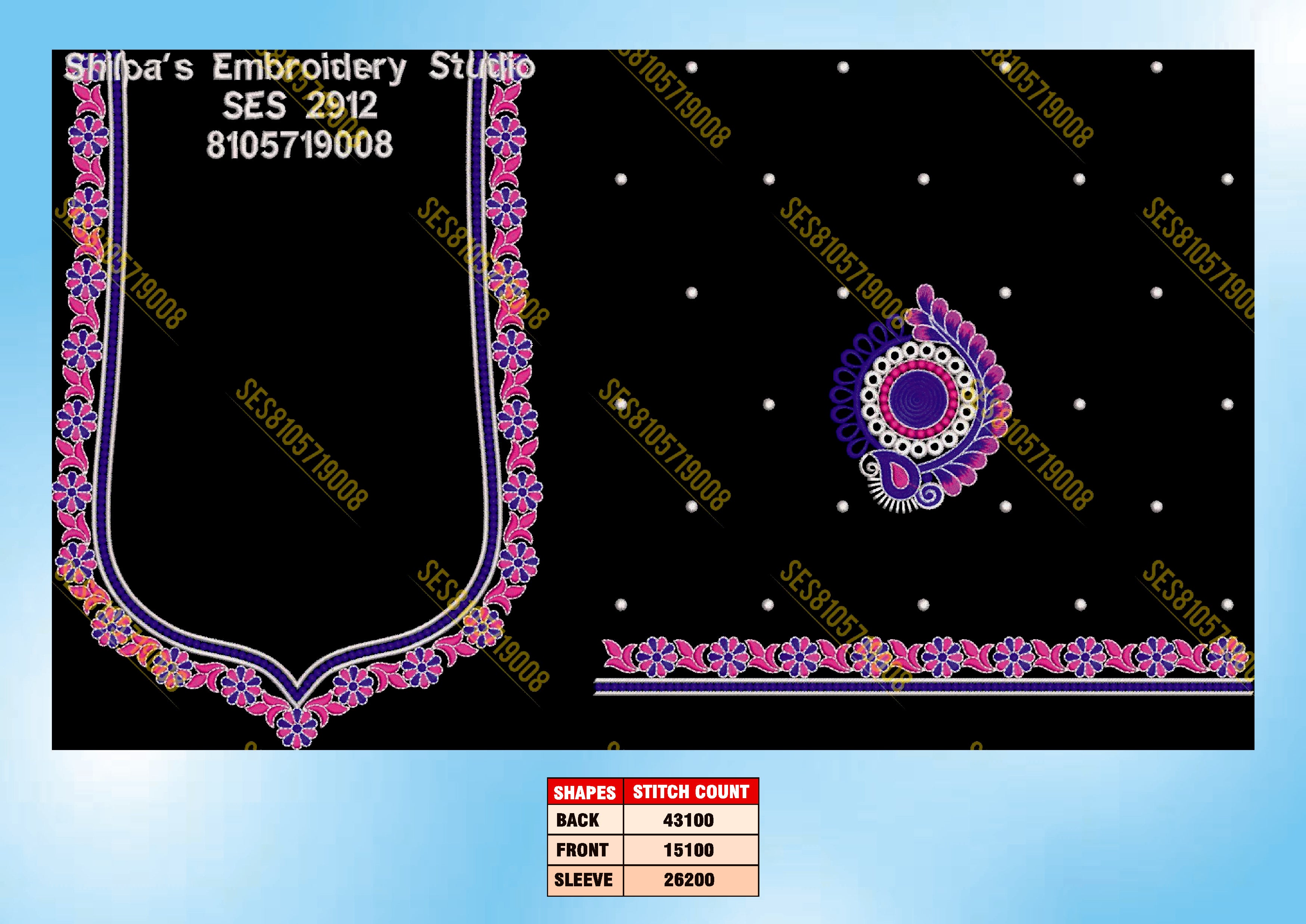Embroidery Designs 2901-3000 Series