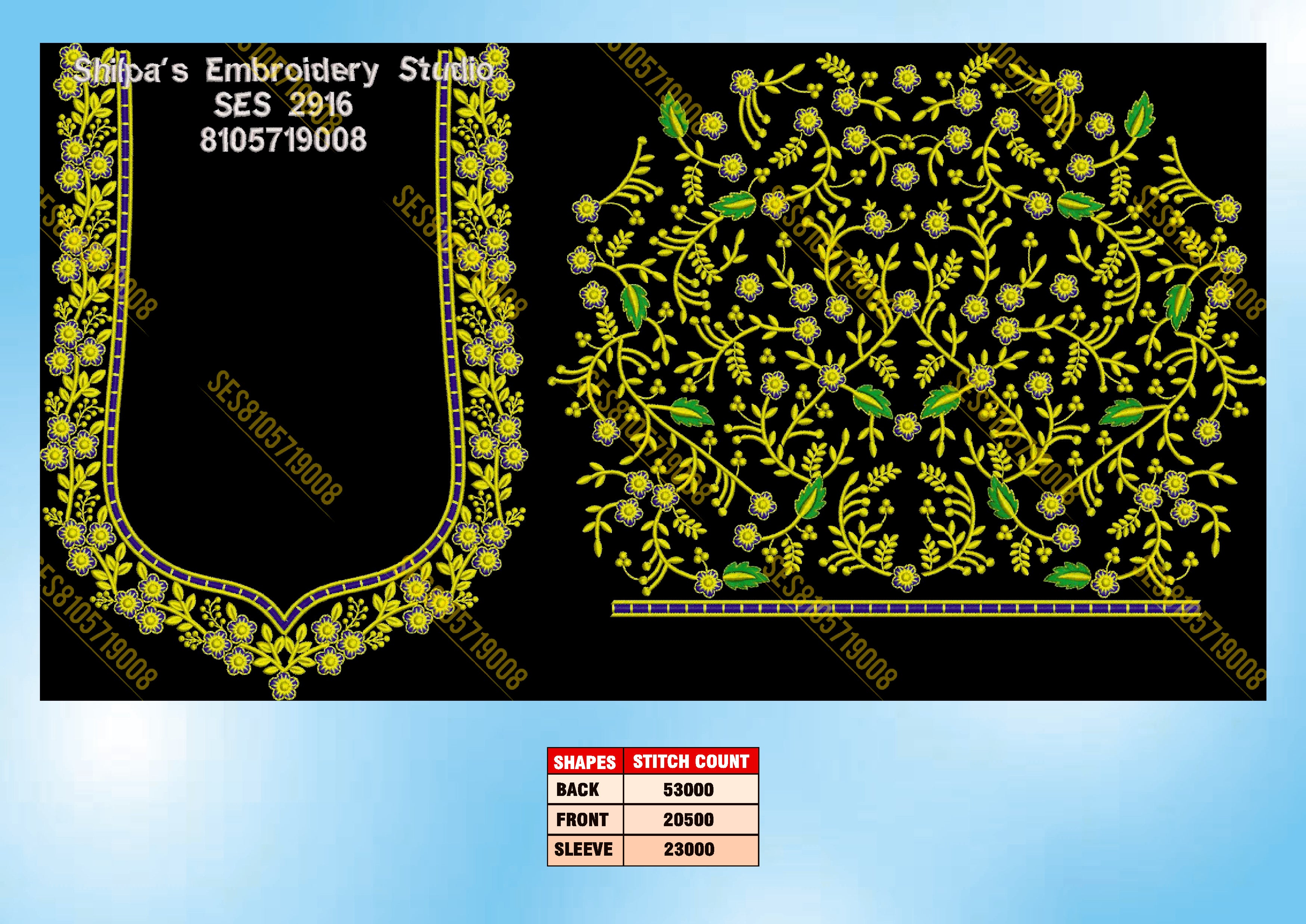 Embroidery Designs 2901-3000 Series