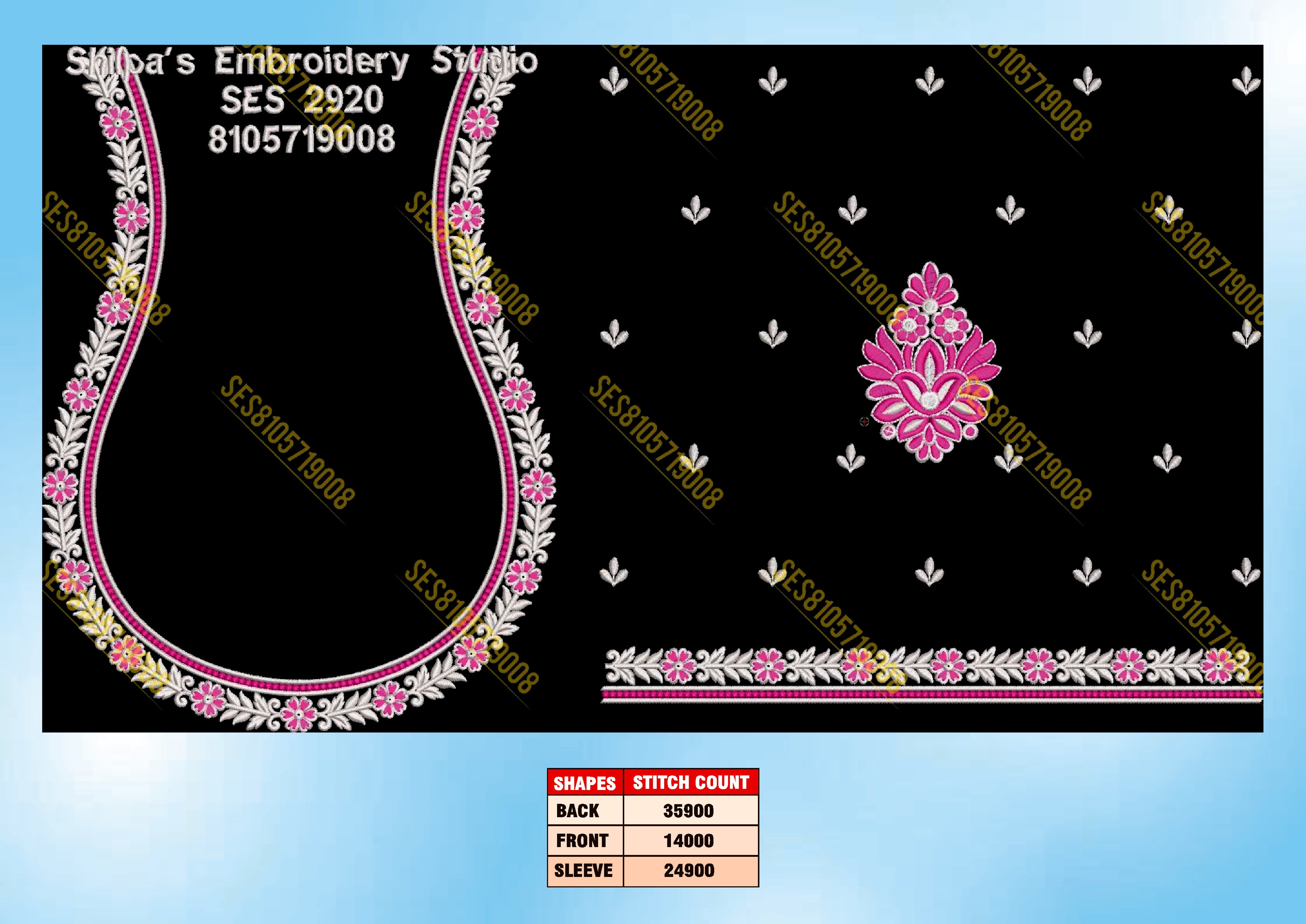 Embroidery Designs 2901-3000 Series