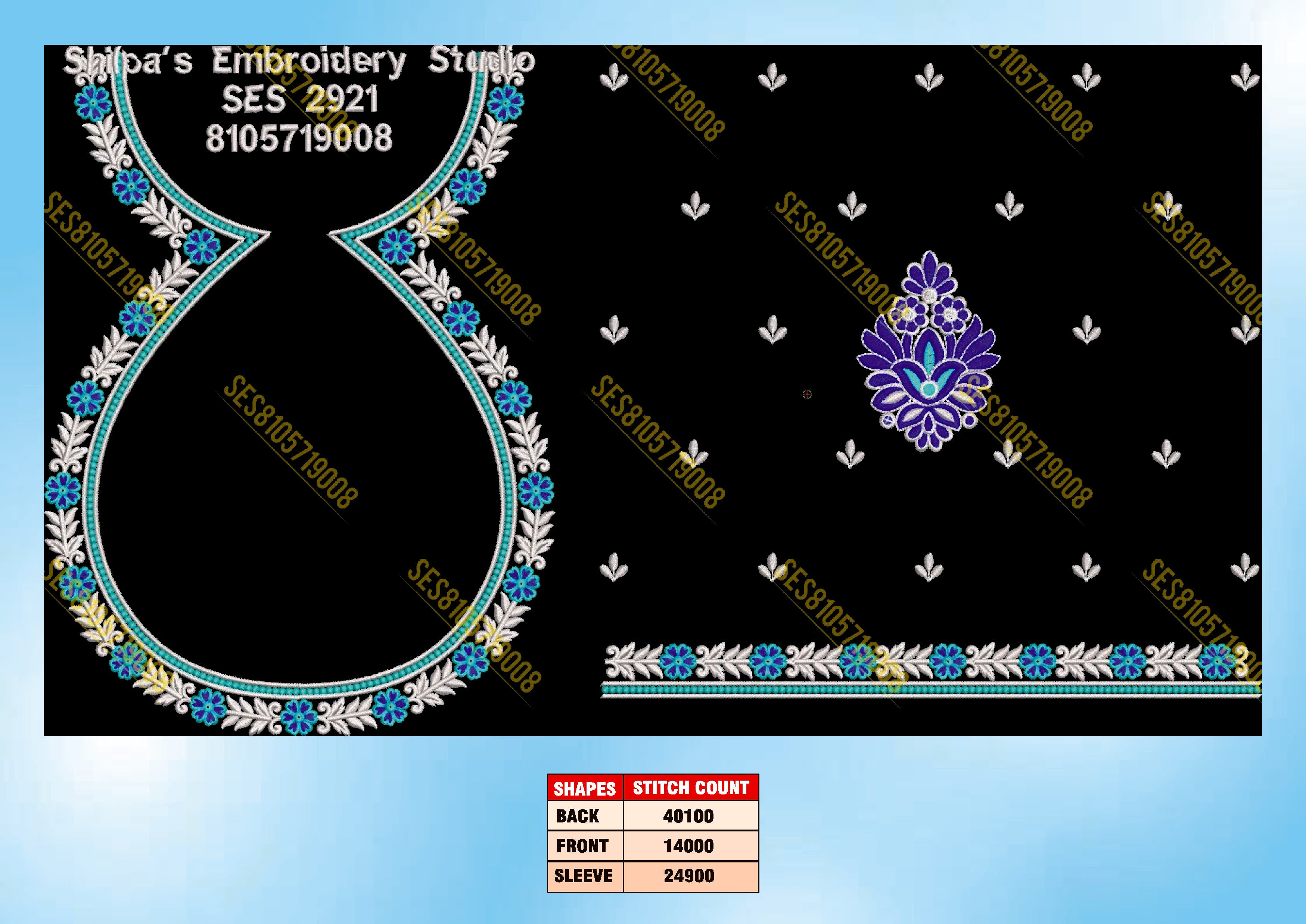 Embroidery Designs 2901-3000 Series