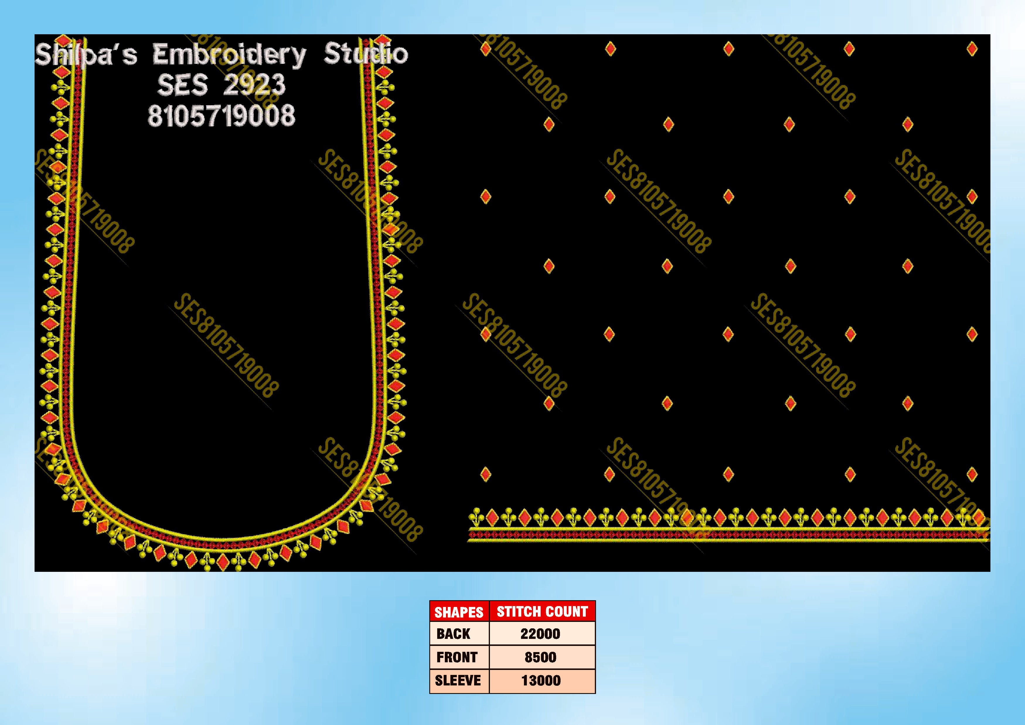 Embroidery Designs 2901-3000 Series