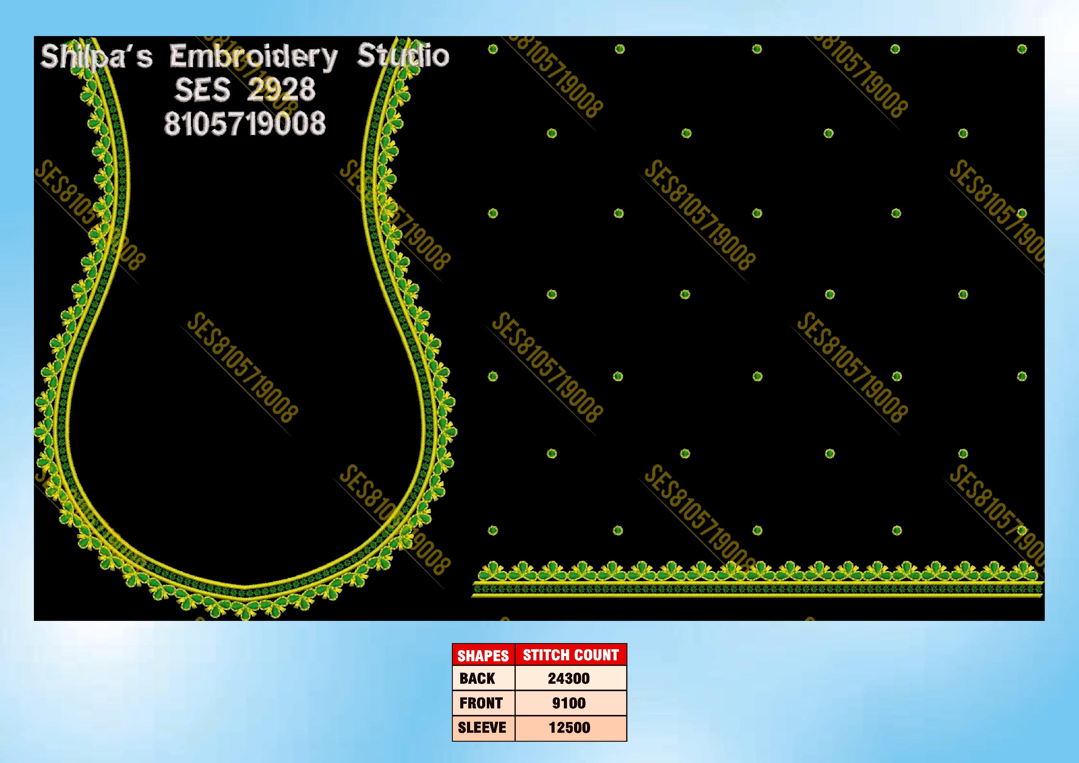 Embroidery Designs 2901-3000 Series