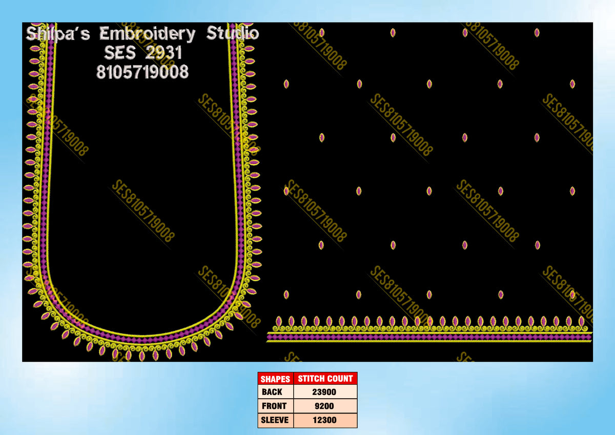 Embroidery Designs 2901-3000 Series