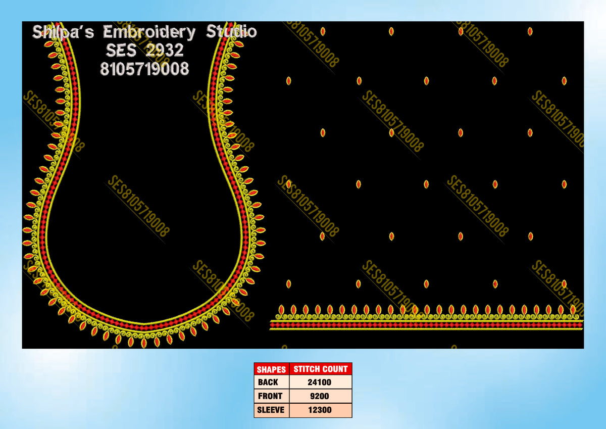 Embroidery Designs 2901-3000 Series