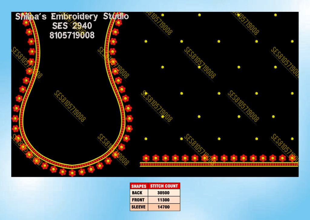Embroidery Designs 2901-3000 Series
