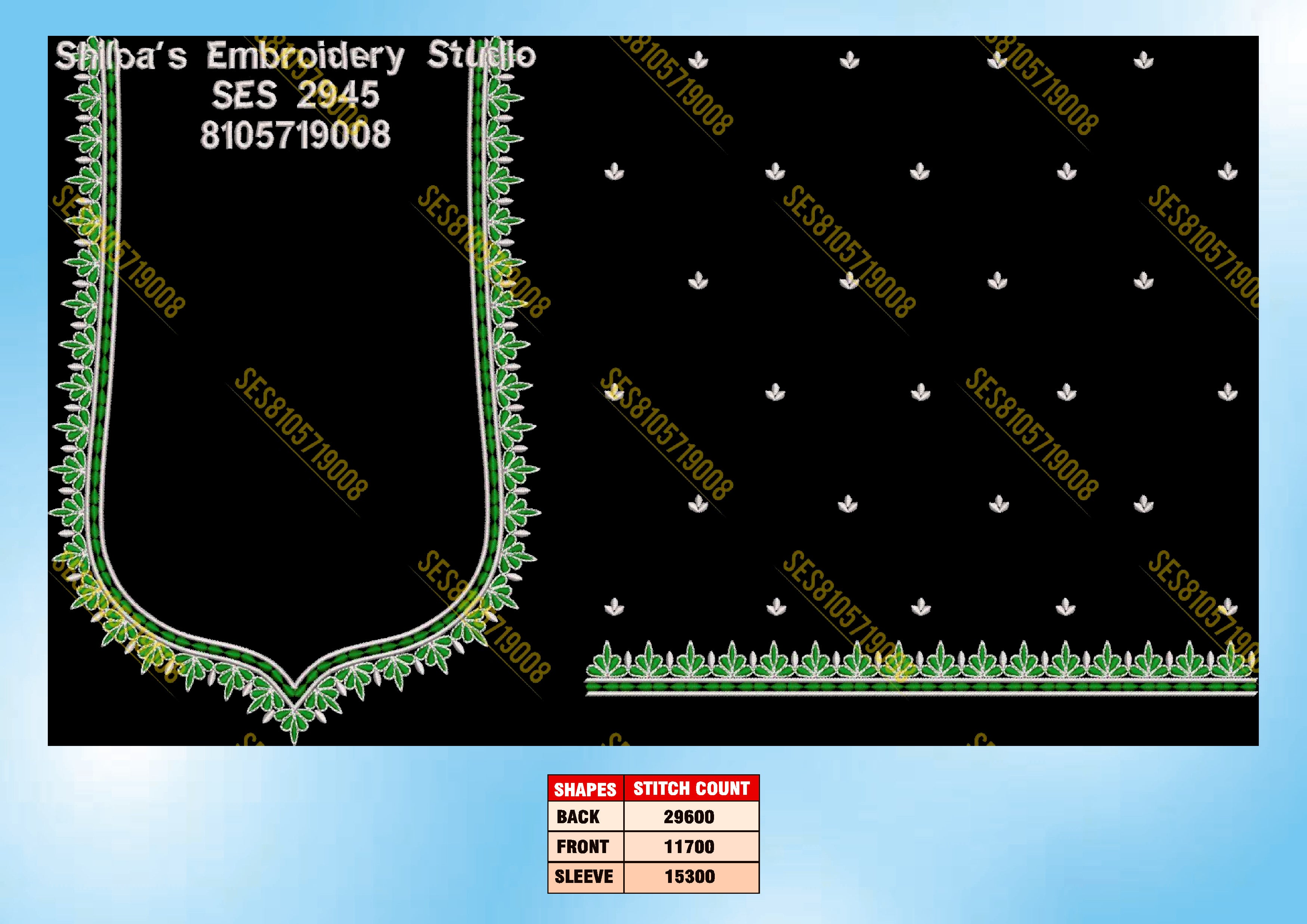 Embroidery Designs 2901-3000 Series