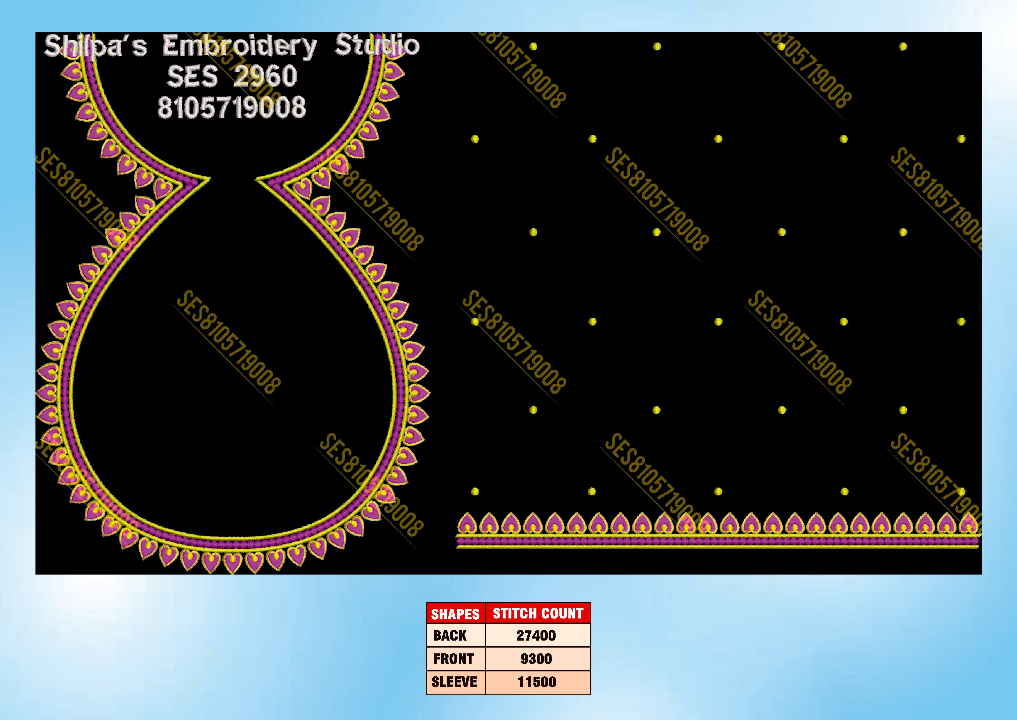 Embroidery Designs 2901-3000 Series