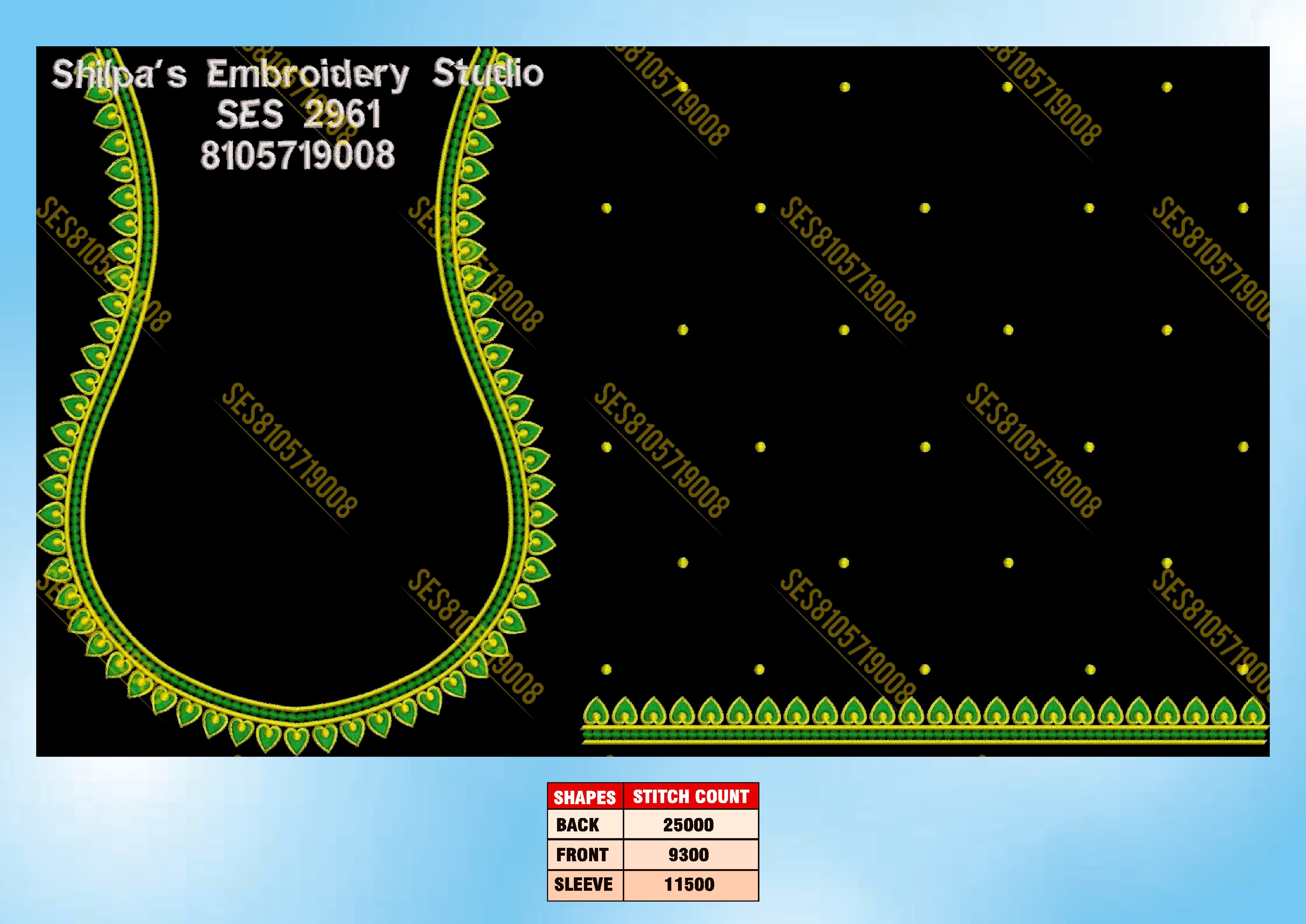 Embroidery Designs 2901-3000 Series