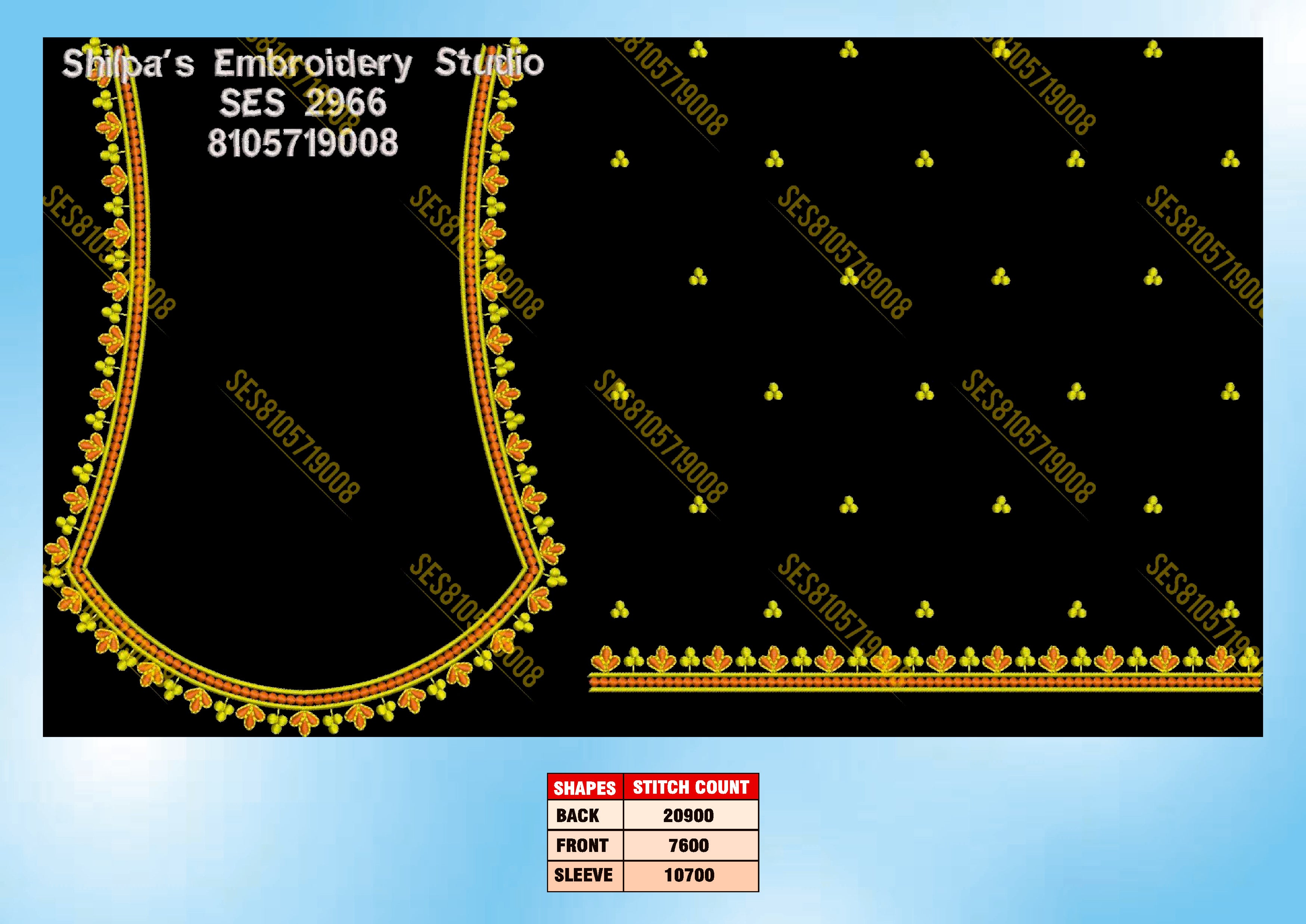 Embroidery Designs 2901-3000 Series