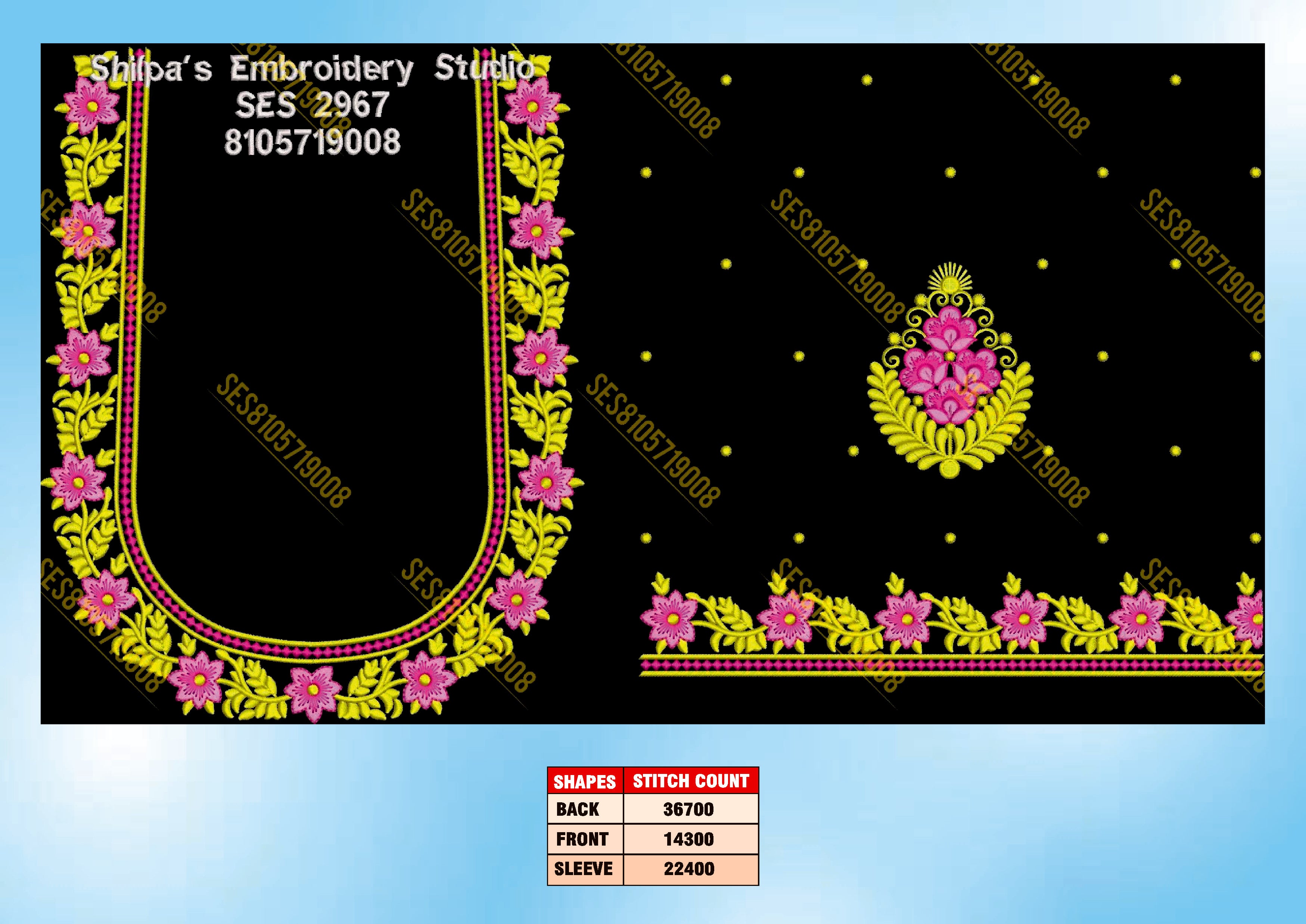 Embroidery Designs 2901-3000 Series