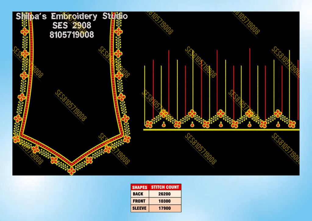 Embroidery Designs 2901-3000 Series